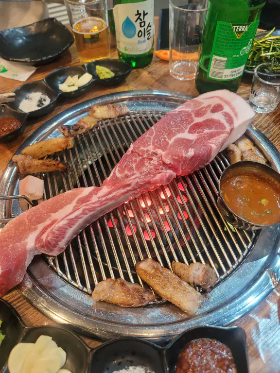 우대갈비의 모습