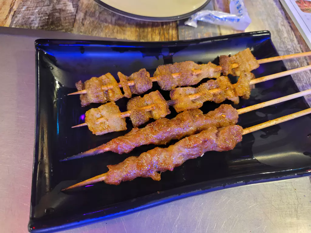 뭔지 기억 안나는 꼬치