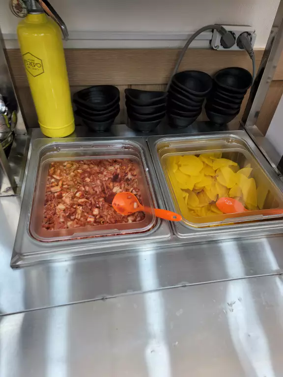 153구포국수의 셀프바 모습.